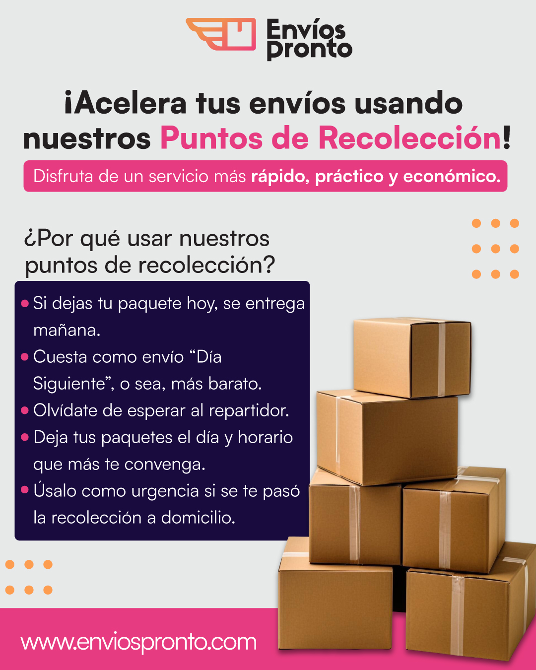 Envíos - Estimados clientes, 🚀 ¡Excelentes noticias! Ya puedes dejar ...