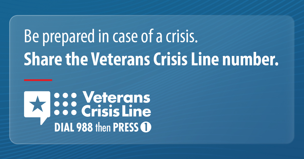 USAG - Did you know that you can reach the Veterans Crisis Line by ...