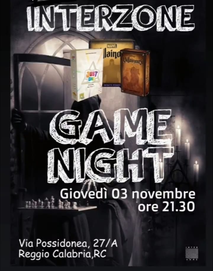Interzone - - Game night with Samuele Gullì 🎯🎲 | Facebook