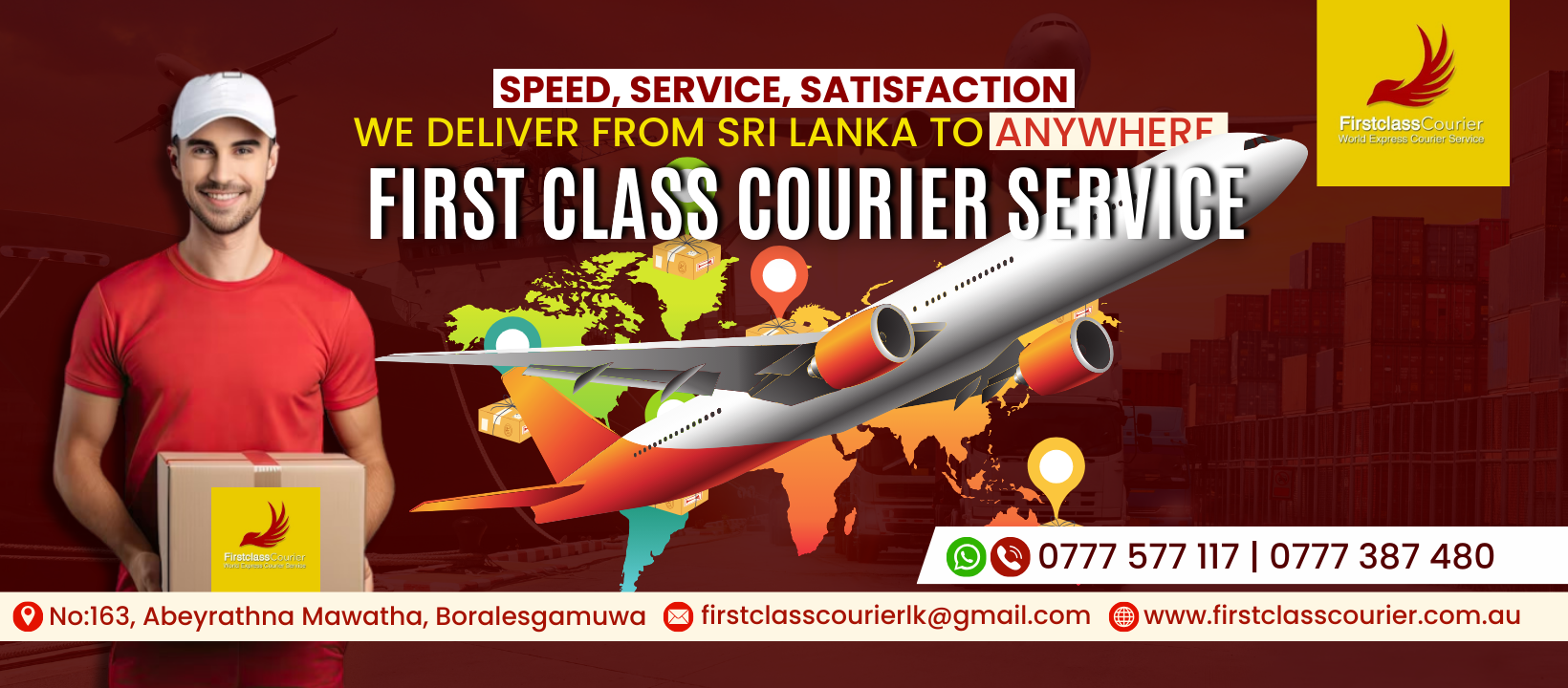First Class Courier Service | Boralesgamuwa