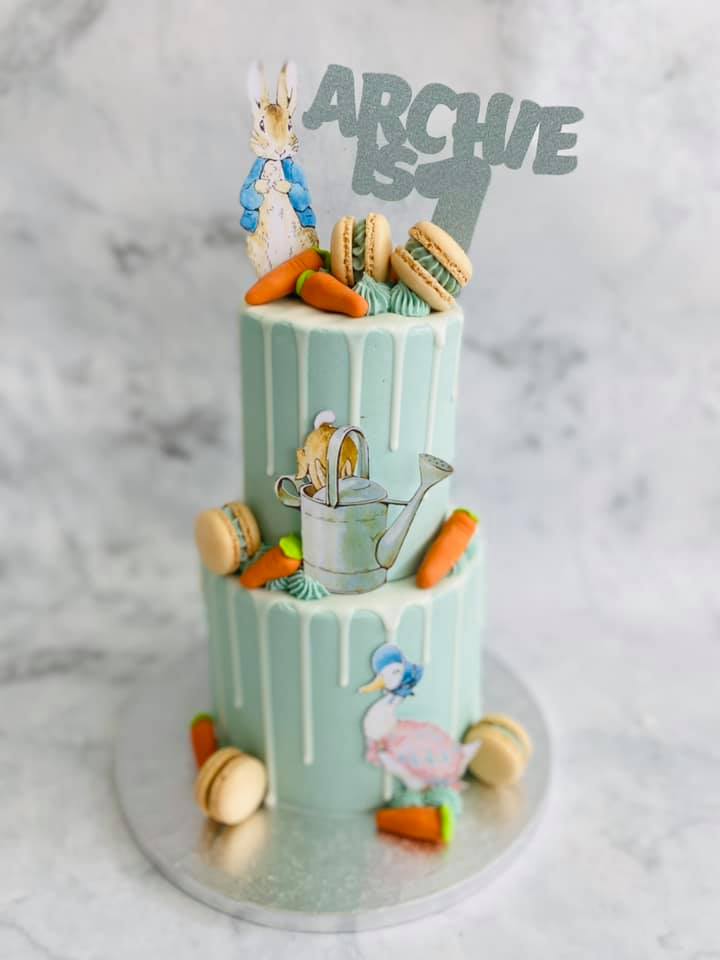 A Peter Rabbit inspired drip cake... - Homemade By Victoria