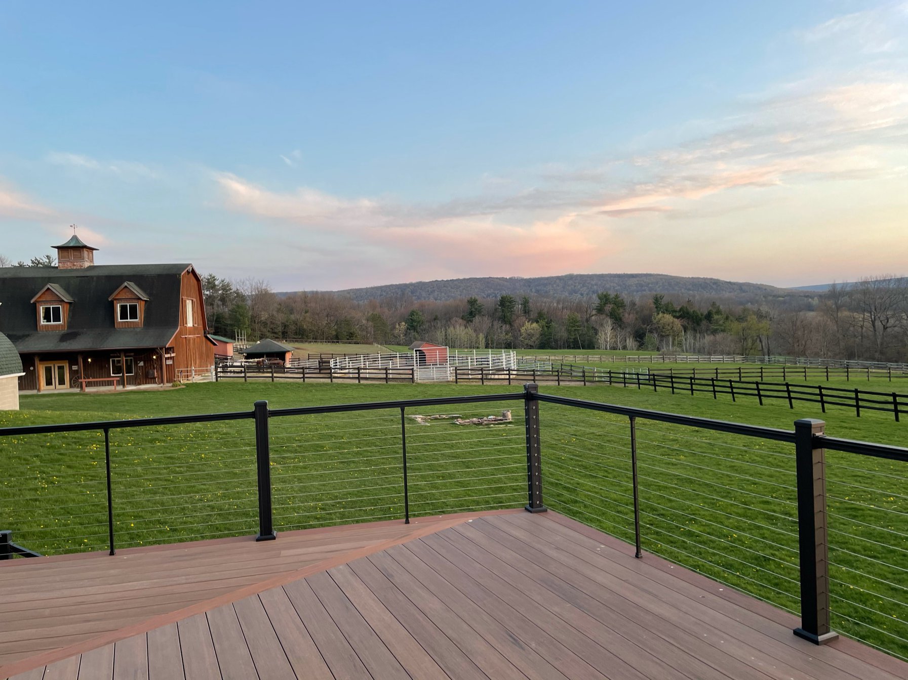 The Nunda Ranch - From the back deck, you get a clear view...