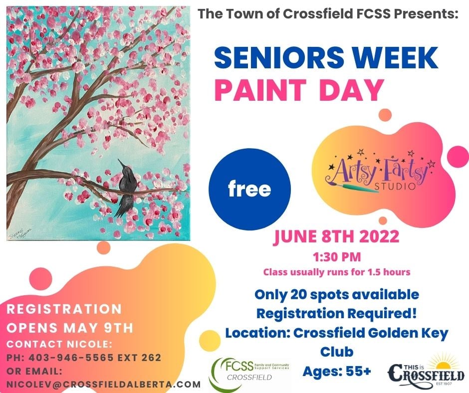 A FREE activity for our seniors to... - Town of Crossfield | Facebook