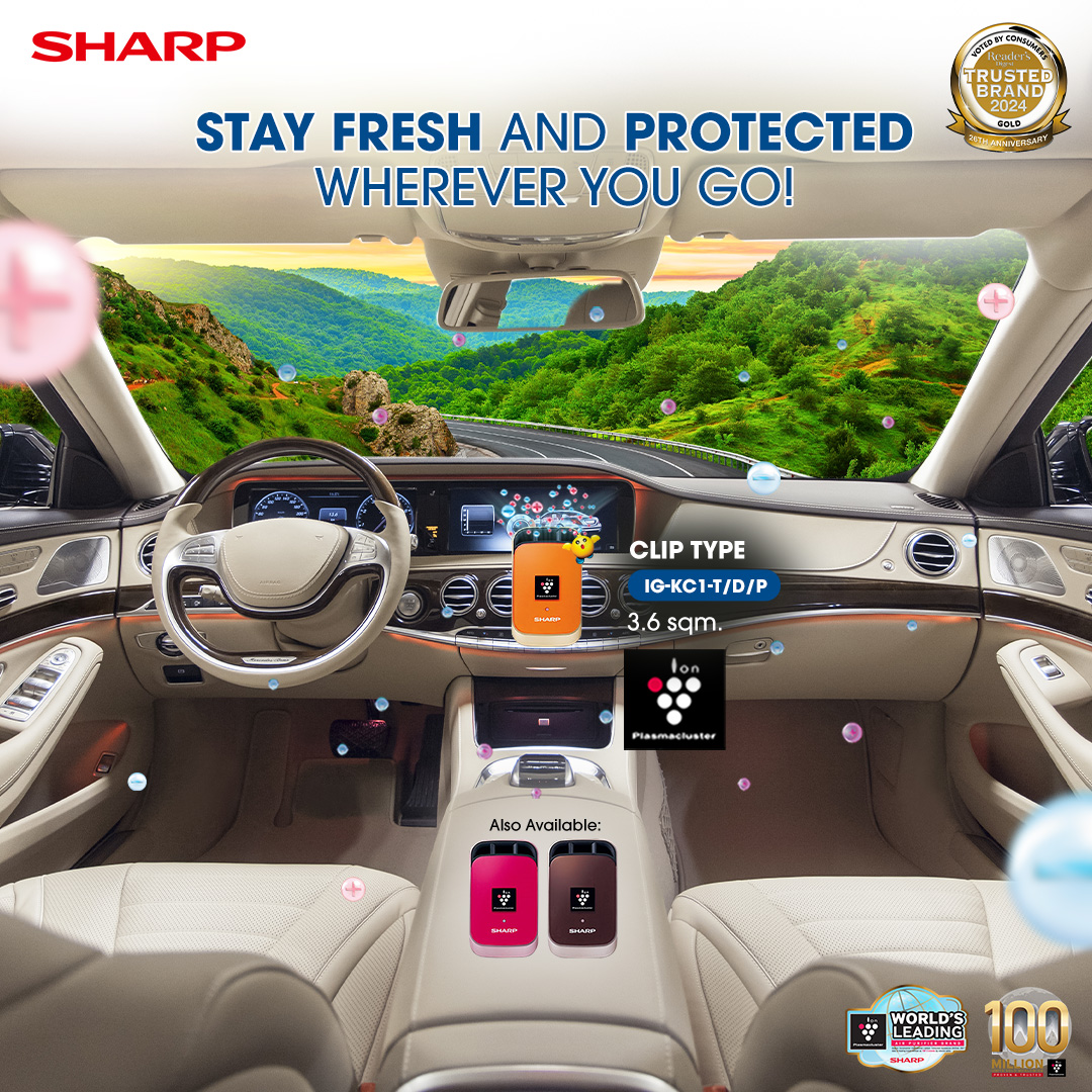 Sharp Philippines - Plasmacluster Ion Generator for Car Enhance your ...