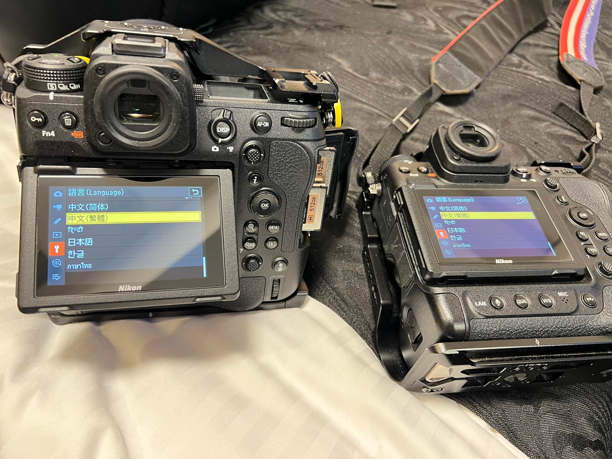 How to enable multilanguage on Nikon Z50?