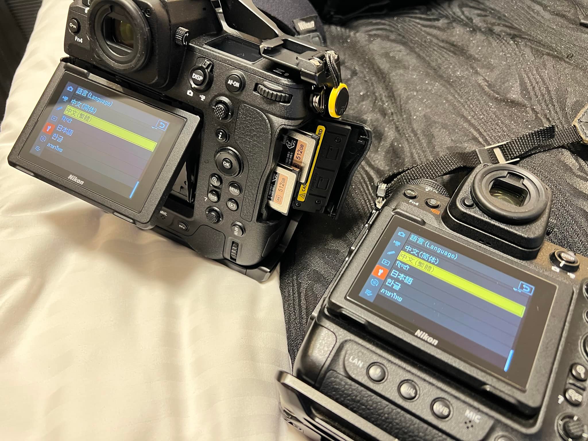 How to enable multilanguage on Nikon Z50?