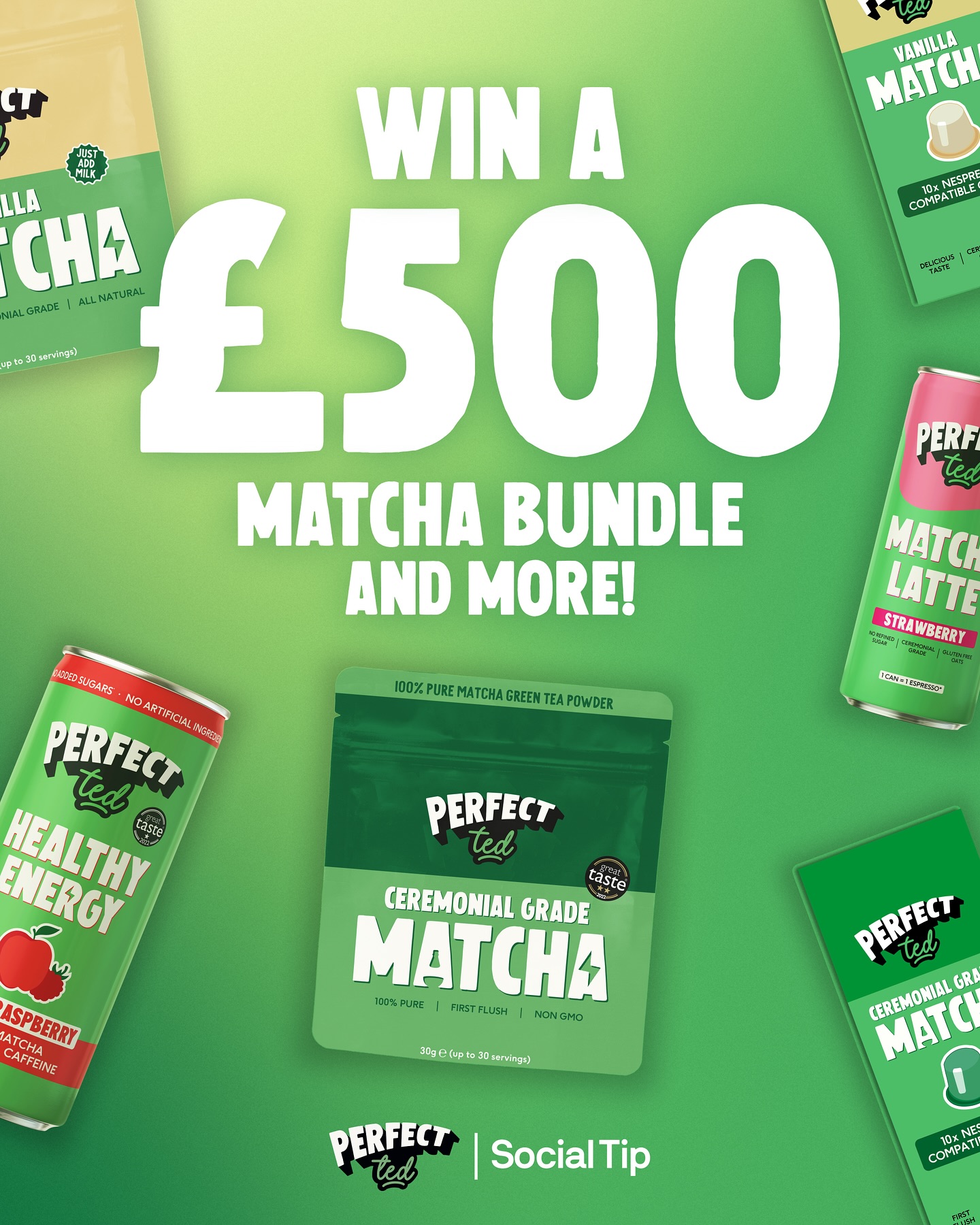 PerfectTed - WIN a £500 Matcha Bundle (and more!) We’ve... | Facebook