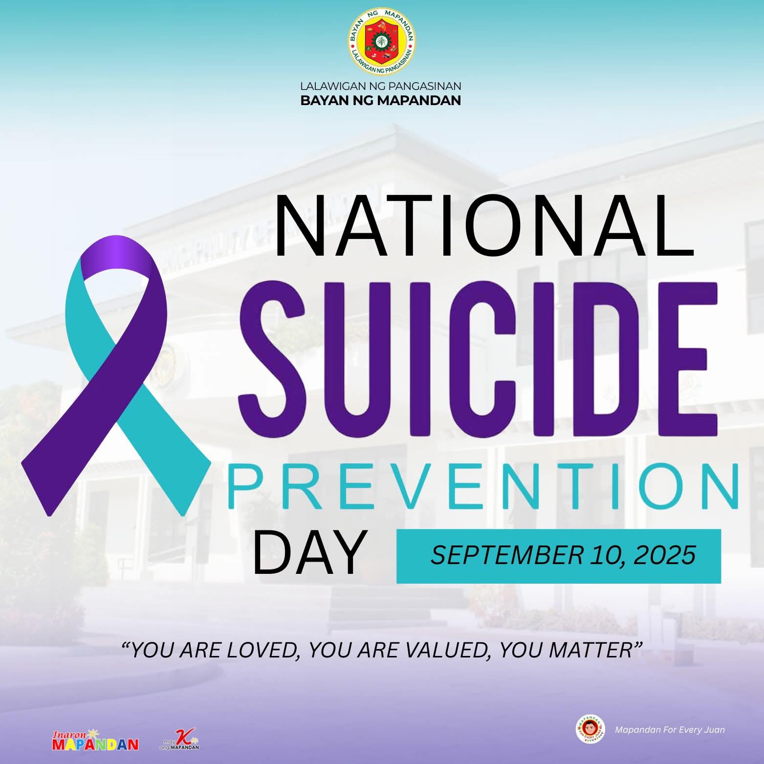 Mapandan - Ngayong National Suicide Prevention Day (Setyembre 10, 2025 ...