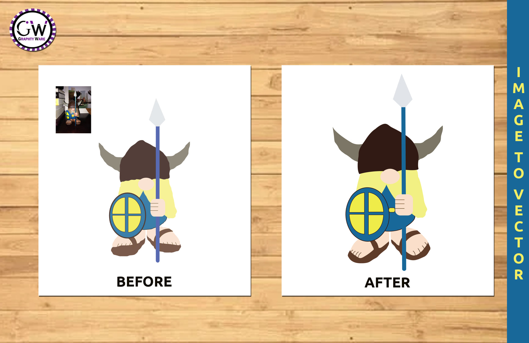 Graphty Ware - Image to Vector by Graphty Ware. Graphic...