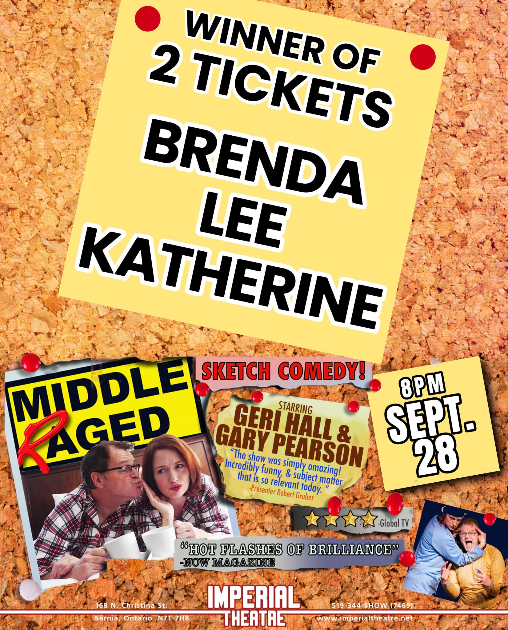 Imperial - Congratulations to Brenda Lee Katherine! You’ve won 2 ...