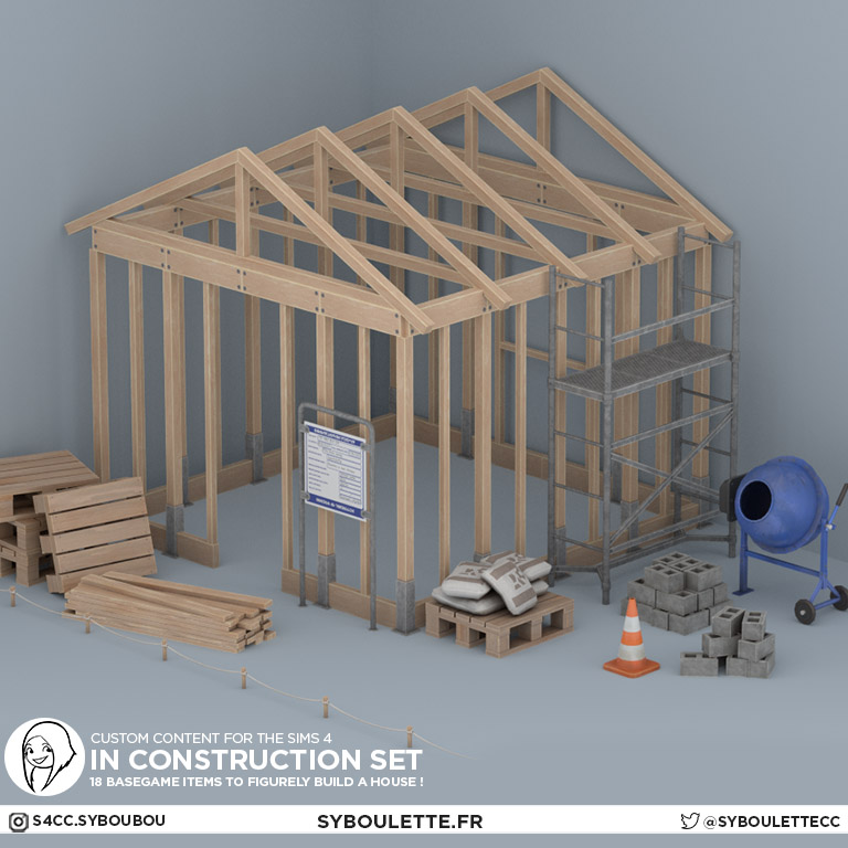 Syboulette - 🏗️NEW In construction set ! ️18 new items...