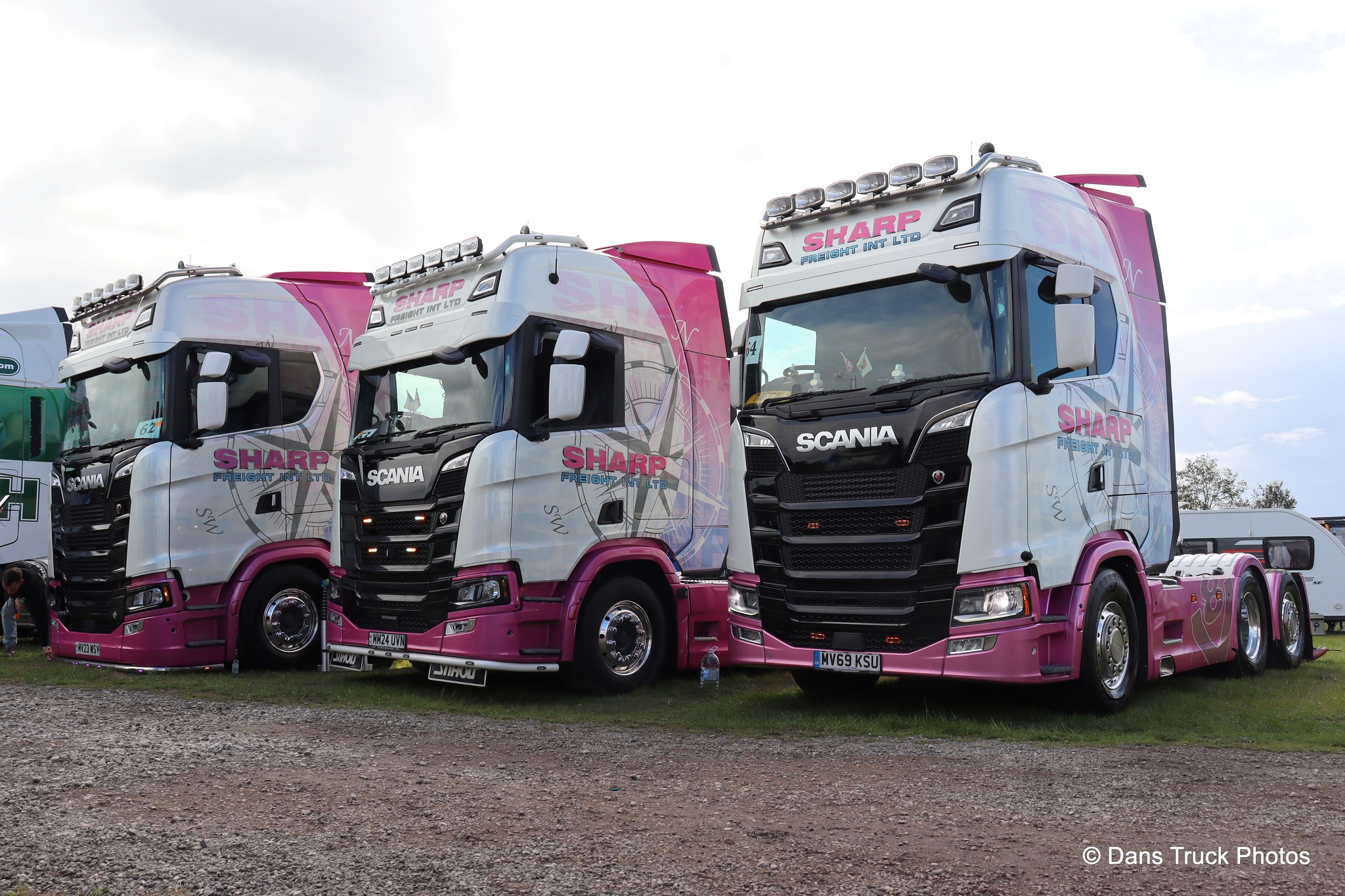 DTP - Sharp Freight International Ltd Scania line-up at Truckfest ...