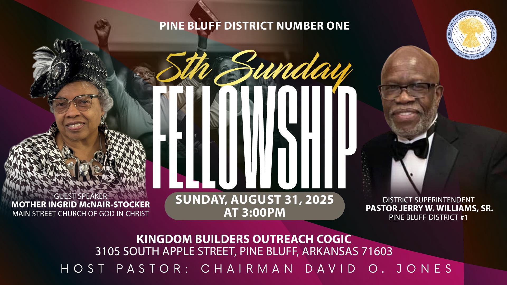 Pine Bluff District No. 1 COGIC | Pine Bluff AR