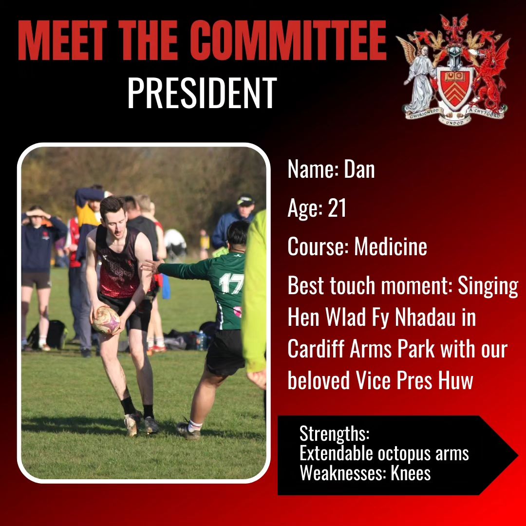 ‼️Meet the committee‼️... - Cardiff University Touch Rugby | Facebook