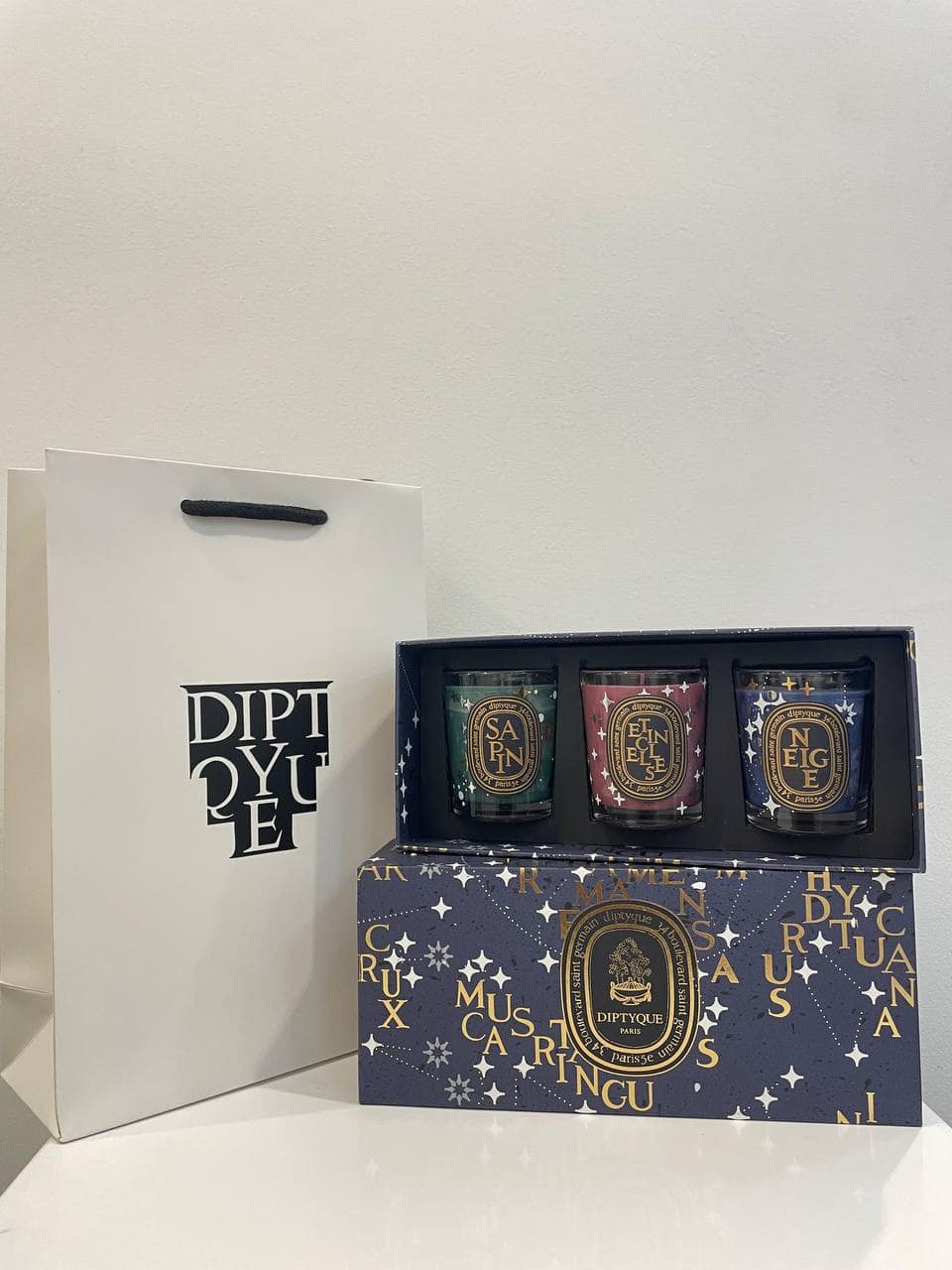 未使用】diptyque サパン エタンセル ネージュ 70gセット箱付き サパン