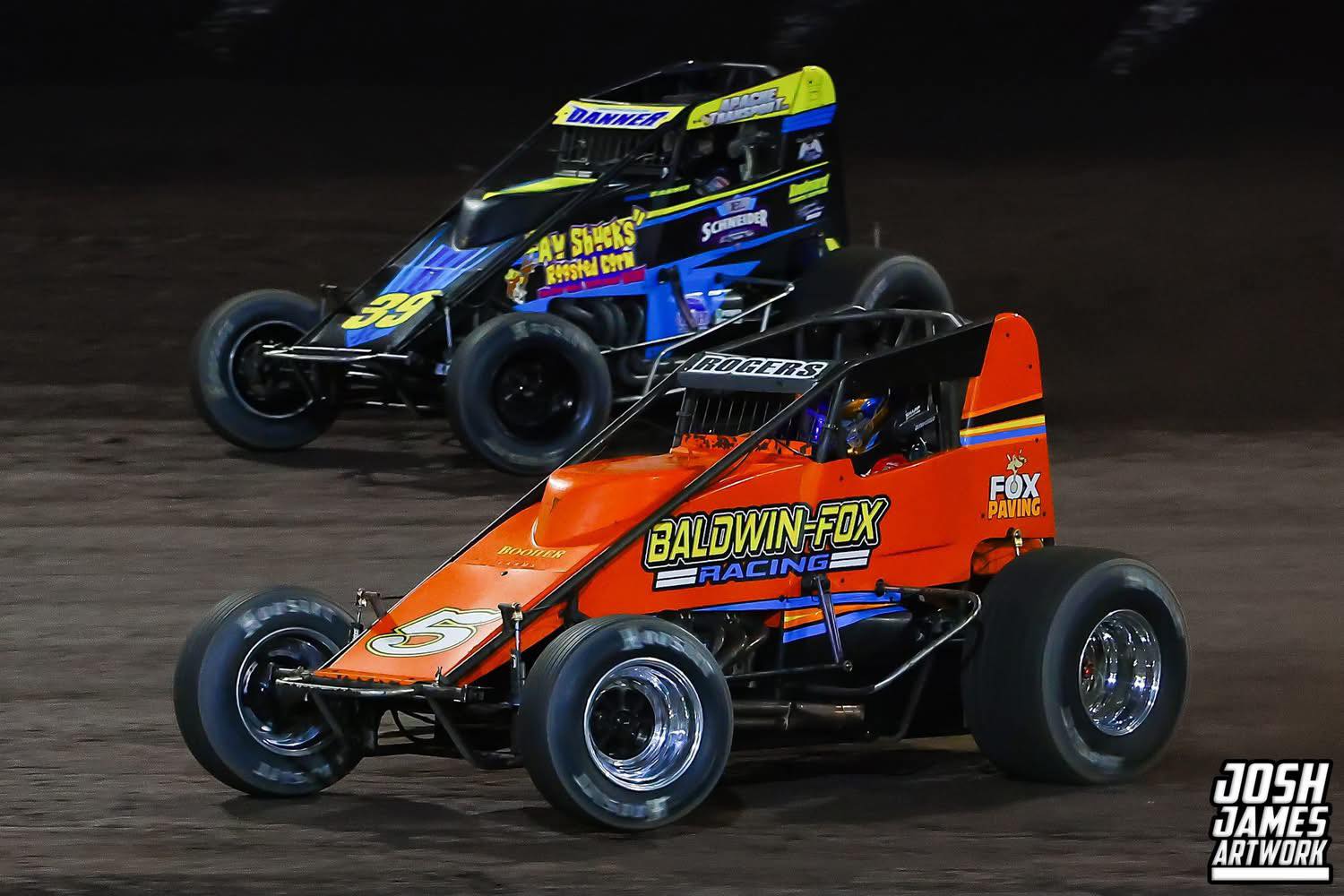 Jadon - Back at it tonight in the #5 at Circle City Raceway. USAC ...