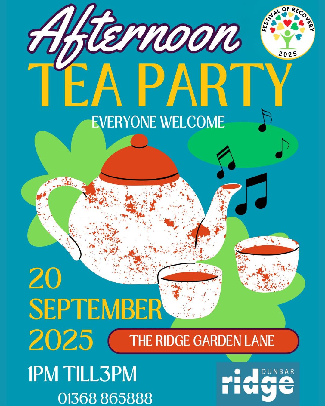 🍰☕ Afternoon Tea Party at The Ridge 💜... - Dunbar FoodShare | Facebook