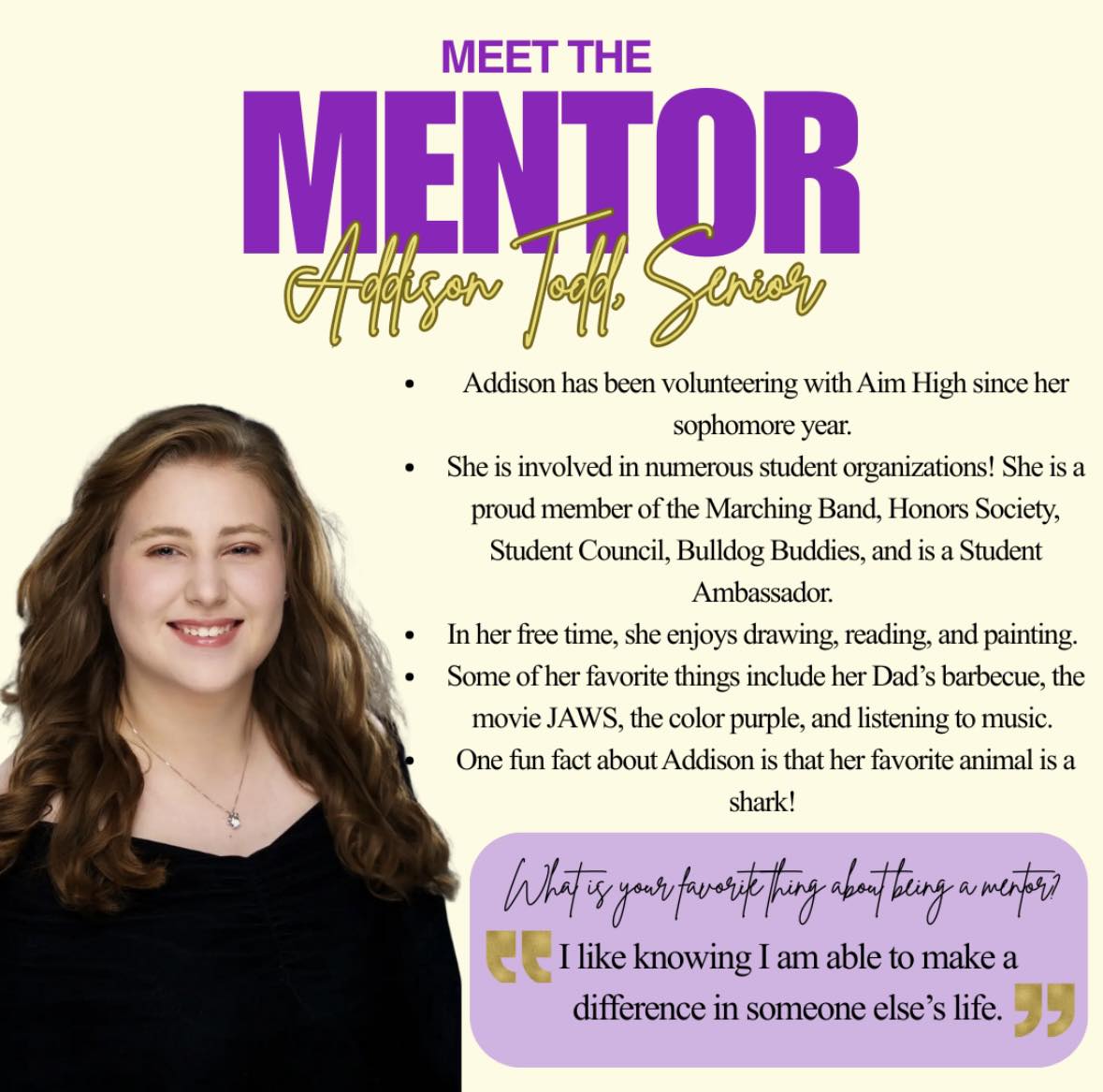 Sheffield - 🌟MEET THE MENTOR SPOTLIGHT🌟 We’re thrilled to continue ...