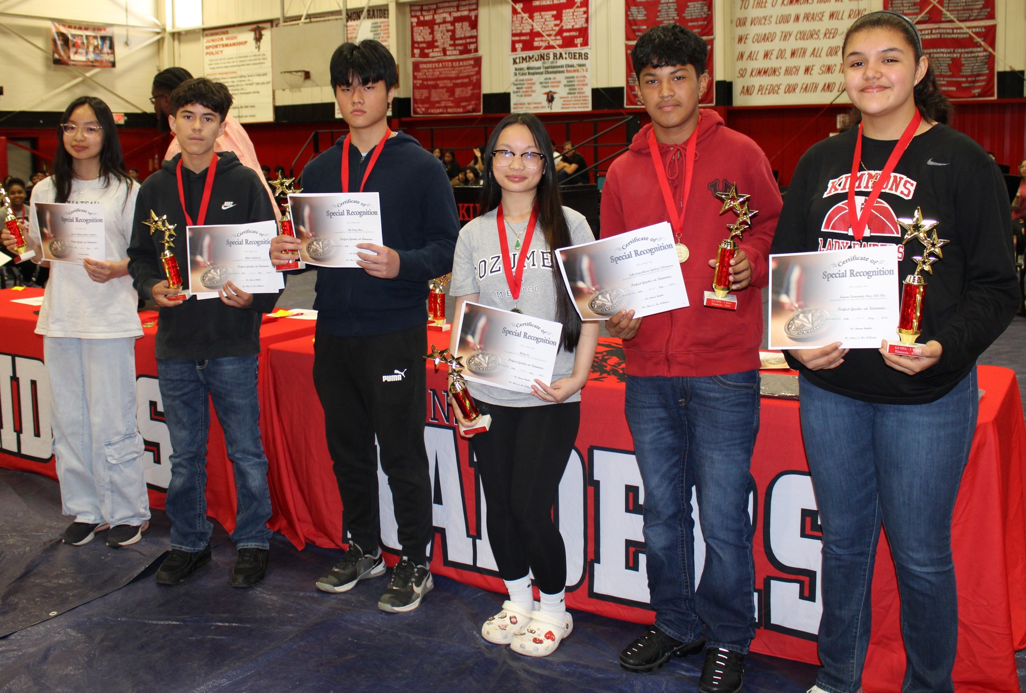 Congratulations to these 8th... - Kimmons Middle School