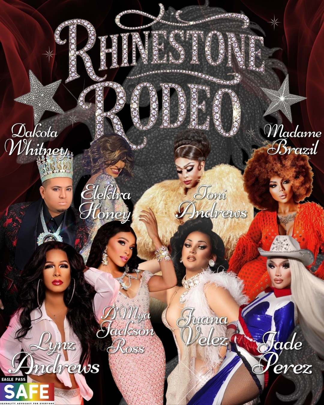 Eagle Pass SAFE - 👑 Rhinestone Rodeo Performer Lineup 👑 ... | Facebook