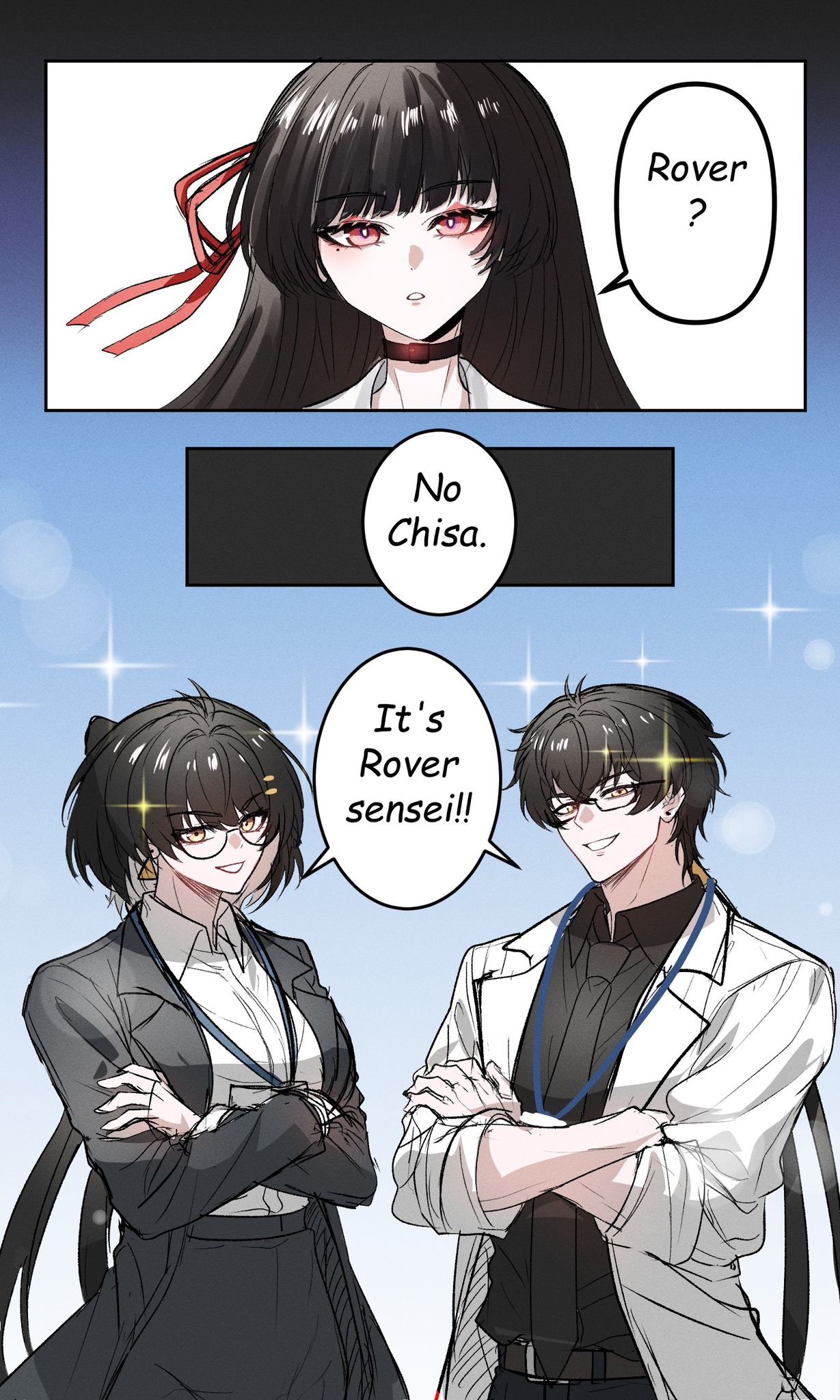 ReemDragon - Chisa: Rover? Rover: ไม่ใช่ Chisa นี่คือ Rover เซนเซย์ไงละ ...