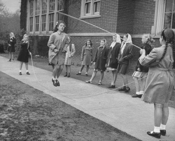 Britain's - Who else remembers the true joy of skipping rope at school ...