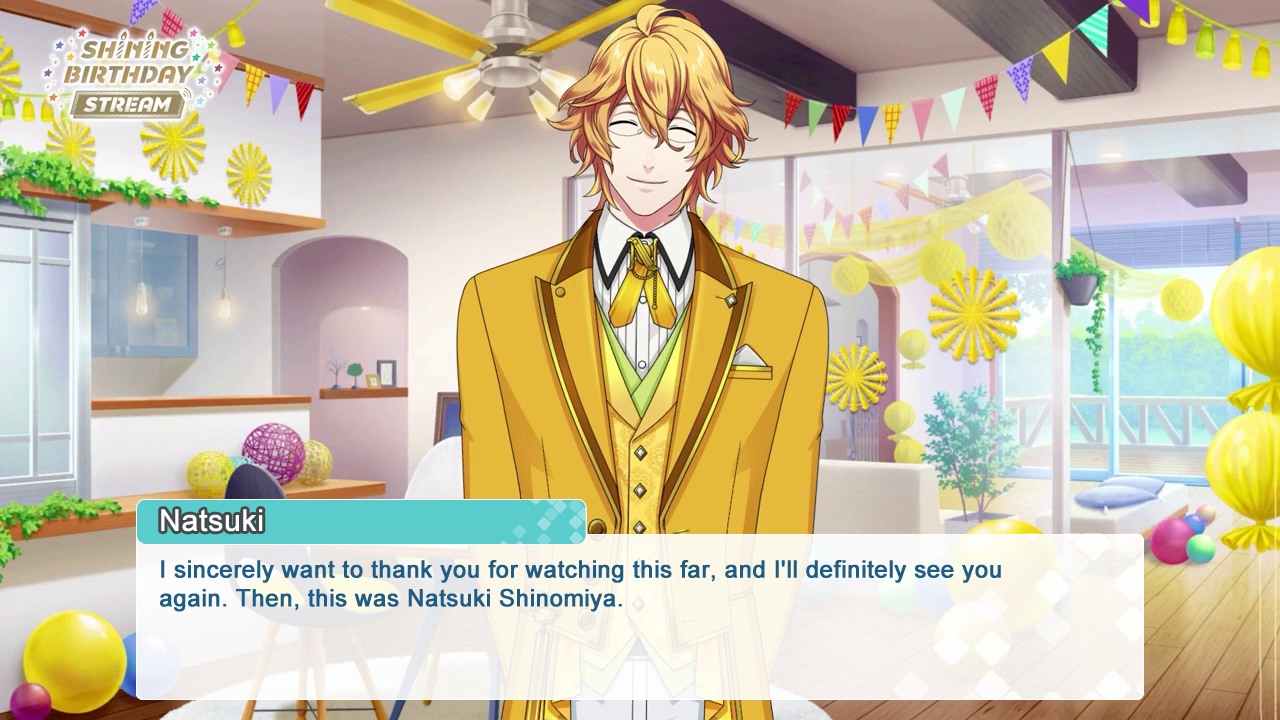 BIRTHDAY】June 9, is Shinomiya Natsuki's birthday. A special clip
