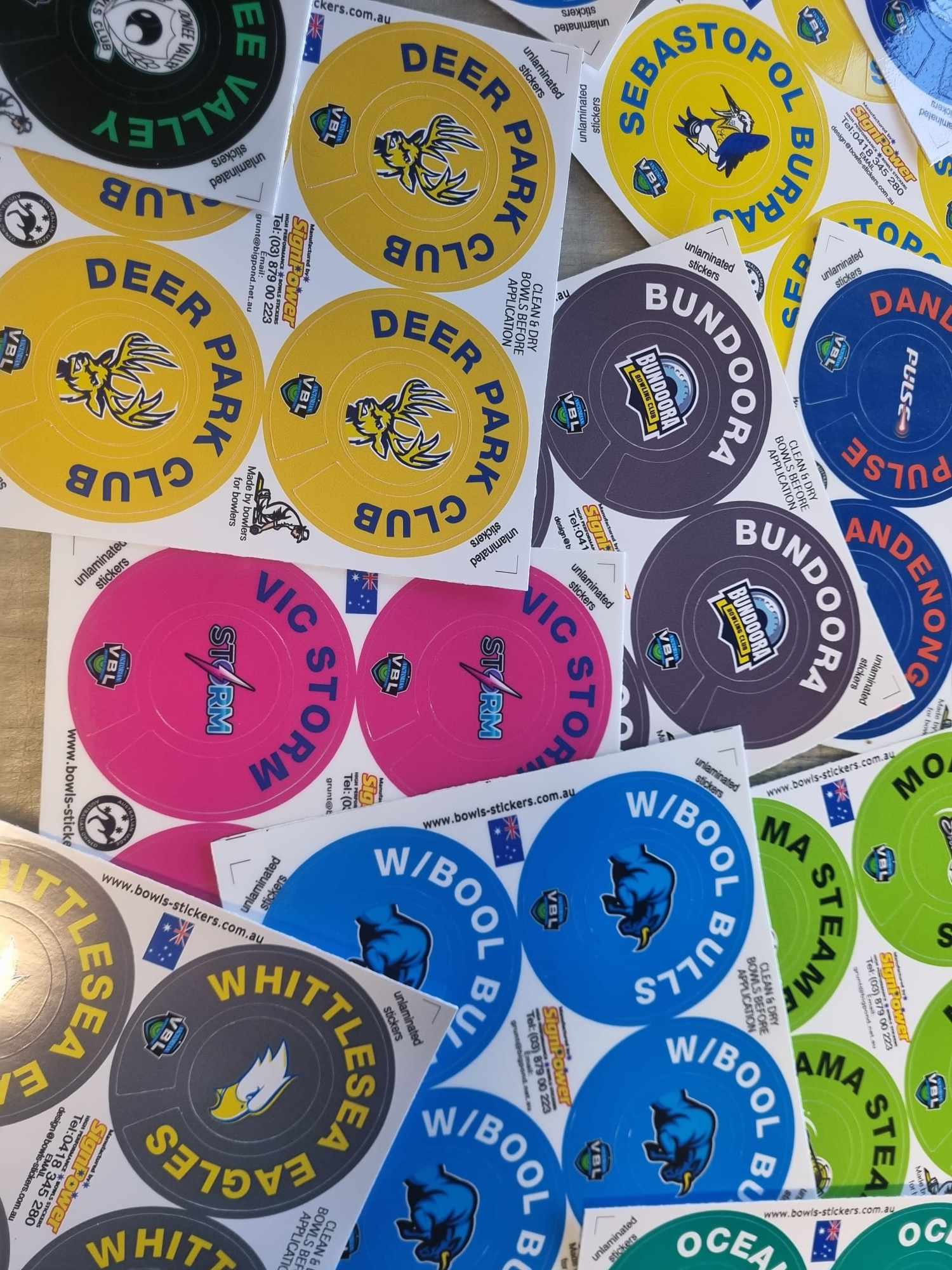 Bowls Stickers