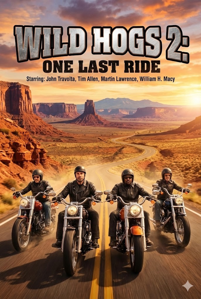 Picture - 🎬 Wild Hogs 2: One Last Ride 🏍️🔥 The engines roar once more ...