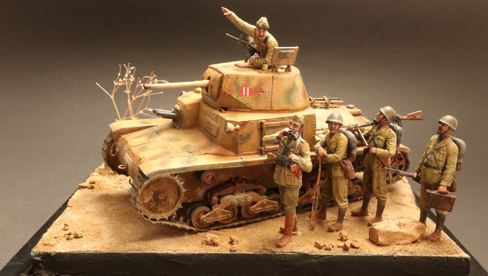 Tamiya 1/35 Carro Armato Italiano M13/40 - Kit Modellistico In Plastica, Scala 1:35, TAM35296 - Foto 3