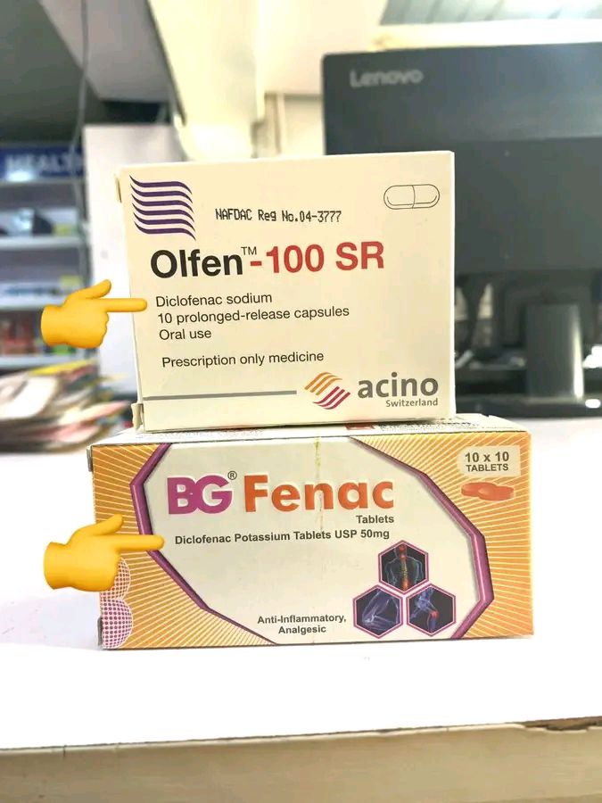 Good morning please what is the difference between Diclofenac