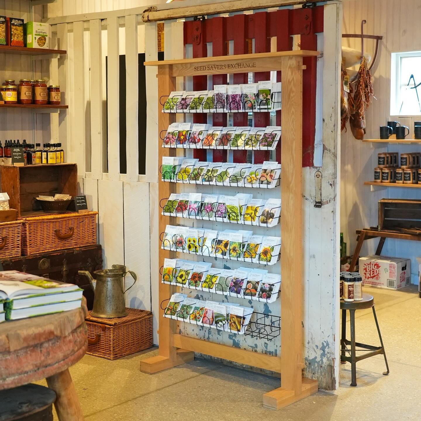 Hermitage Farm - 🌱 Our seed racks are back, signaling the...