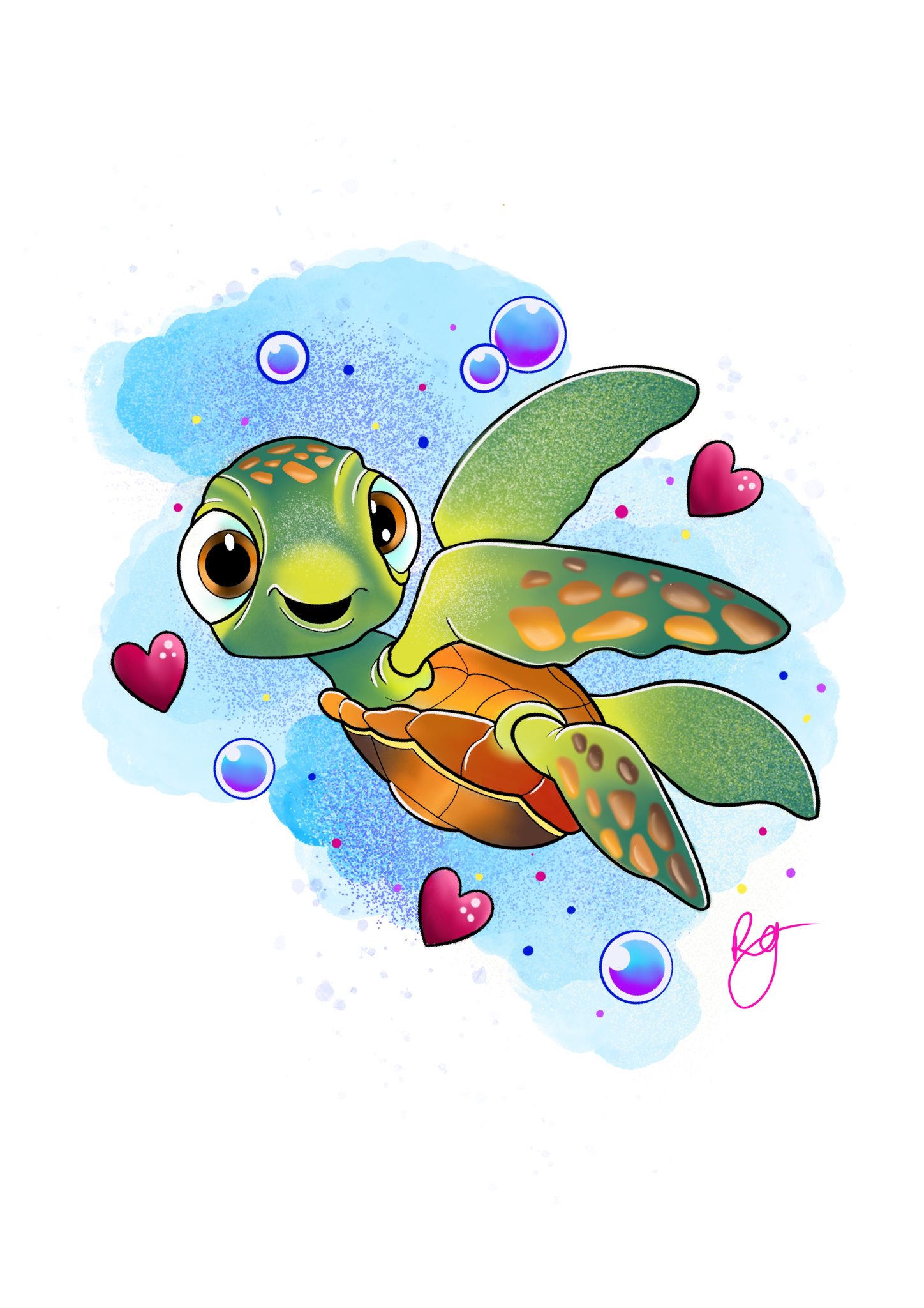 Definitive Ink - Disney’s Finding Nemo- ‘Squirt’ tattoo...