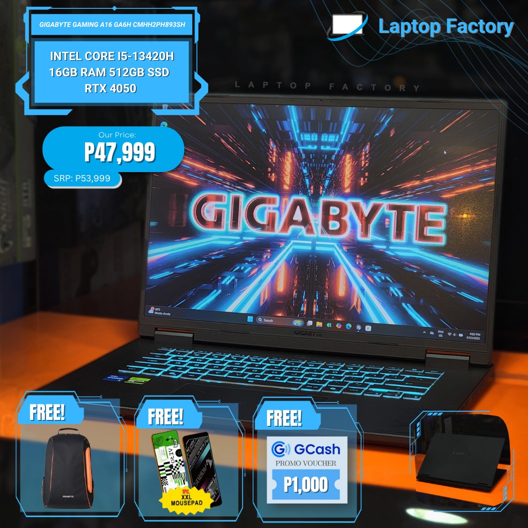 Laptop - Brand-new SEALED Gigabyte Gaming A16 CMHH2PH893SH i5-13420H ...