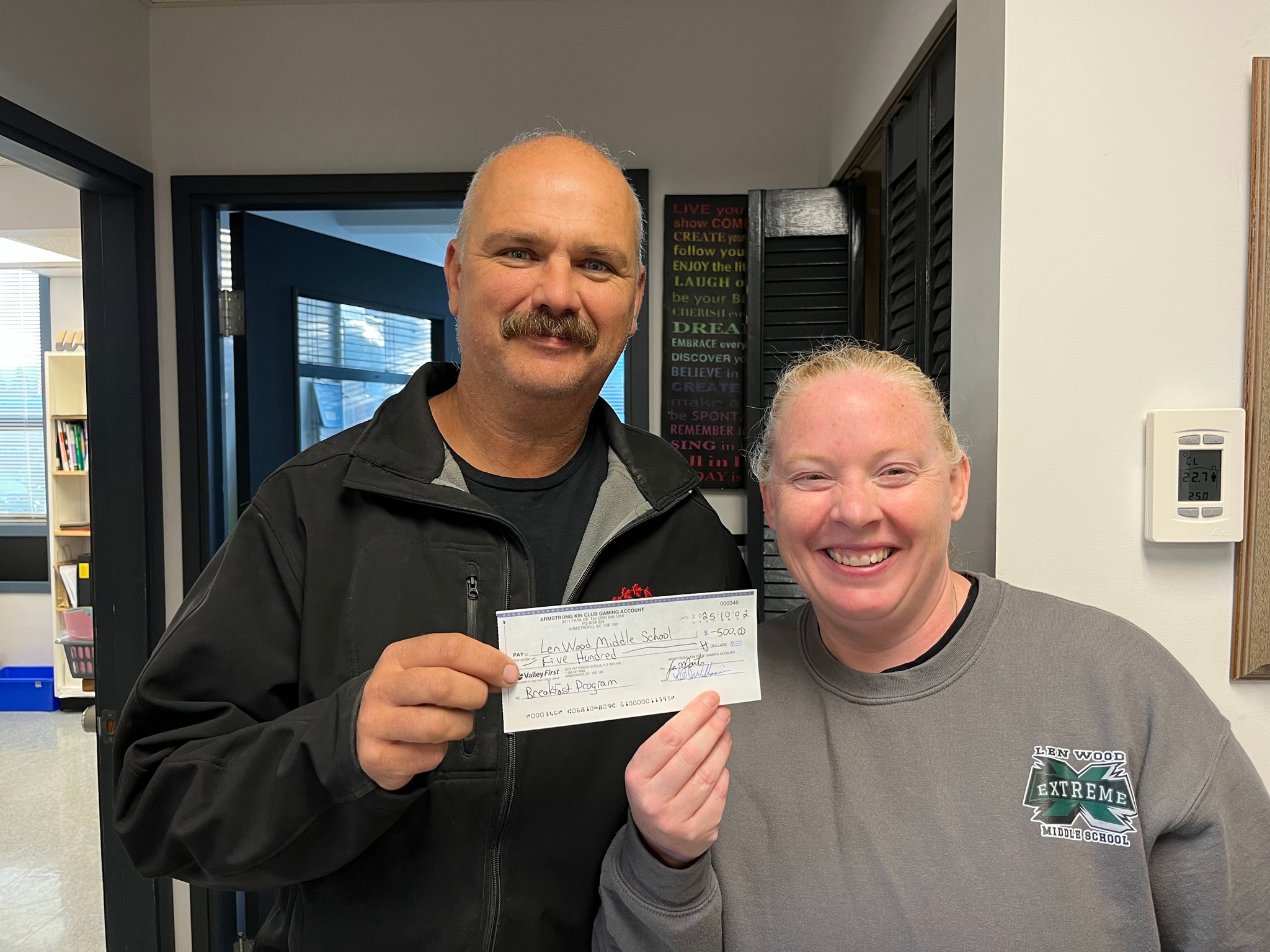 Kin - Len Wood Middle school breakfast program $500 | Facebook