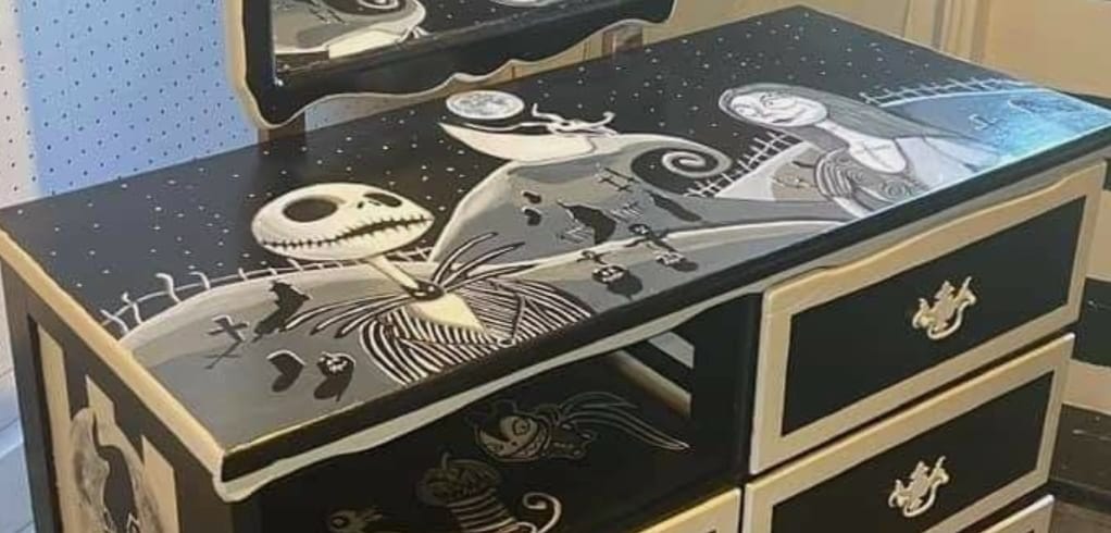 Where to find a transfer for a Nightmare Before Christmas design?