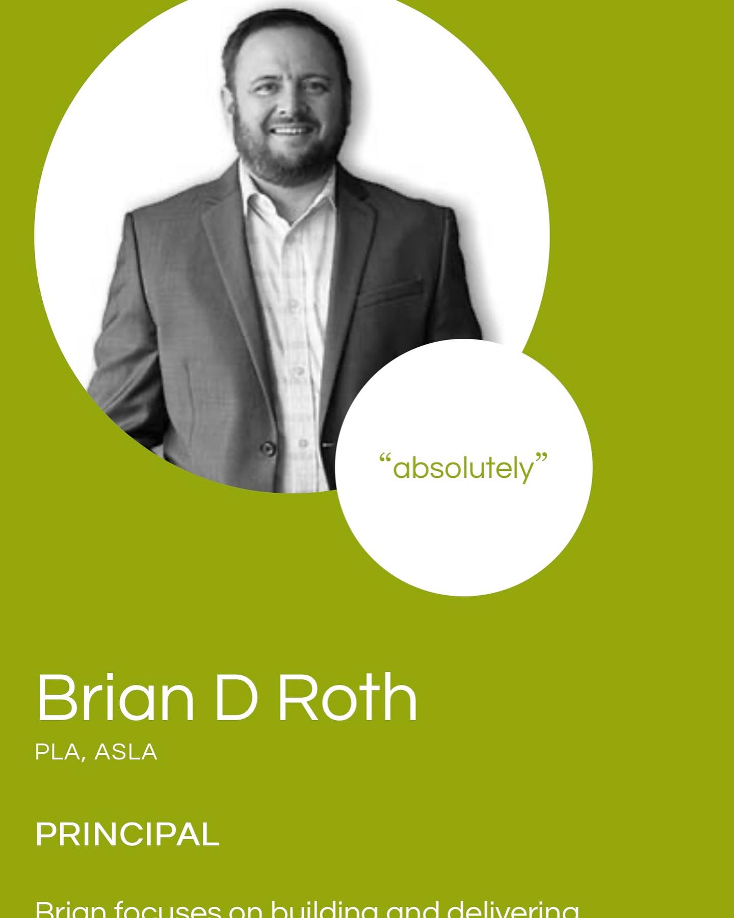 LAND3 Studio - Our own Brian D. Roth is a Land3 Principal... | Facebook