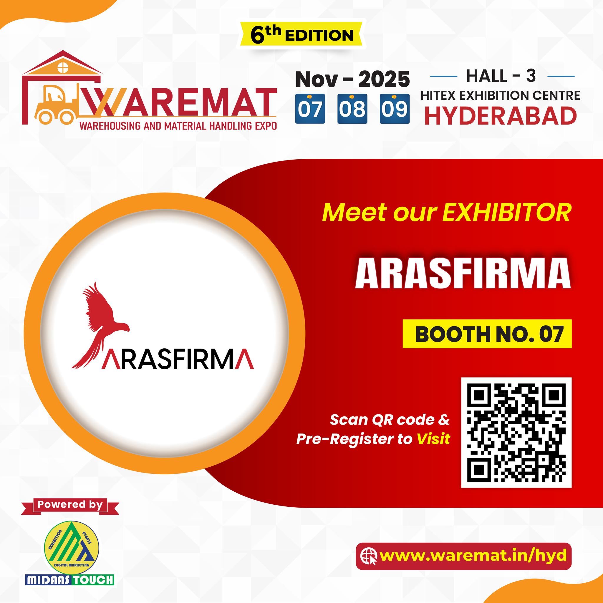 Waremat - Meet Our Exhibitor: ARASFIRMA – Booth No. 07 📢... | Facebook