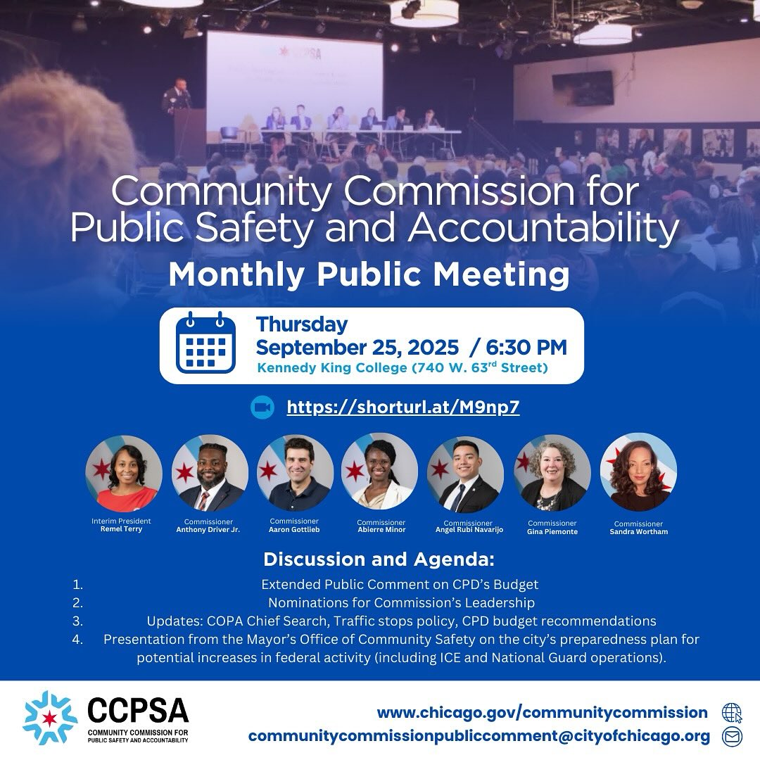 Community Commission for Public Safety & Accountability- CCPSA | Chicago IL