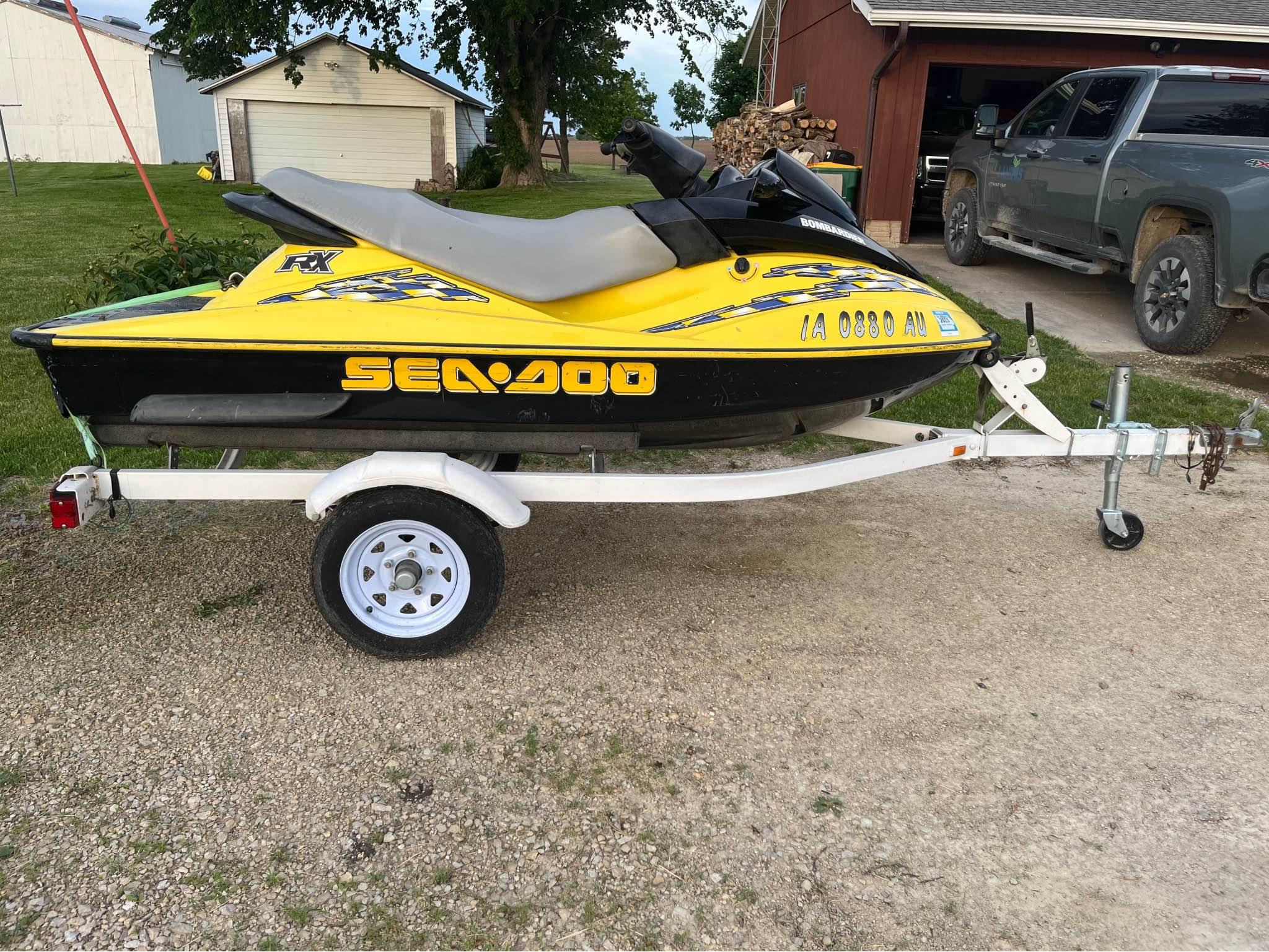 2002 seadoo bombardier RX jet ski - Personal Watercrafts - Shell Rock ...