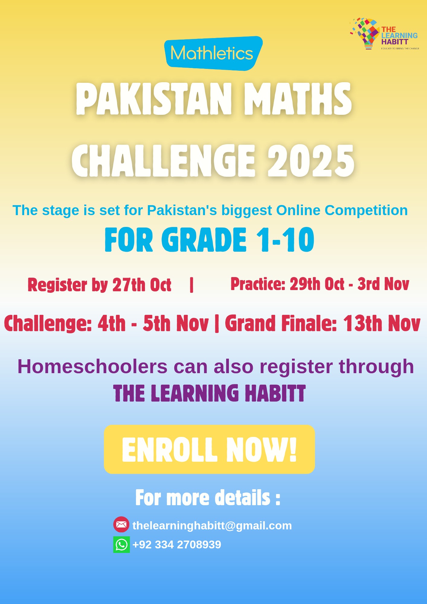 The Learning - 📣 Pakistan Maths Challenge 2025 by Matheletics 🇵🇰 ...
