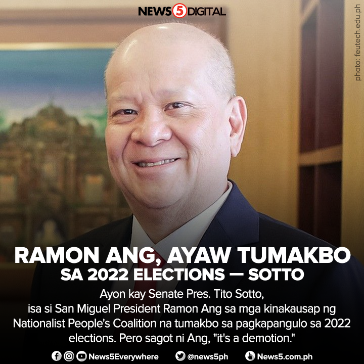 Pilipinas Today - Kinausap ng NPC si Ramon Ang dahil sa...