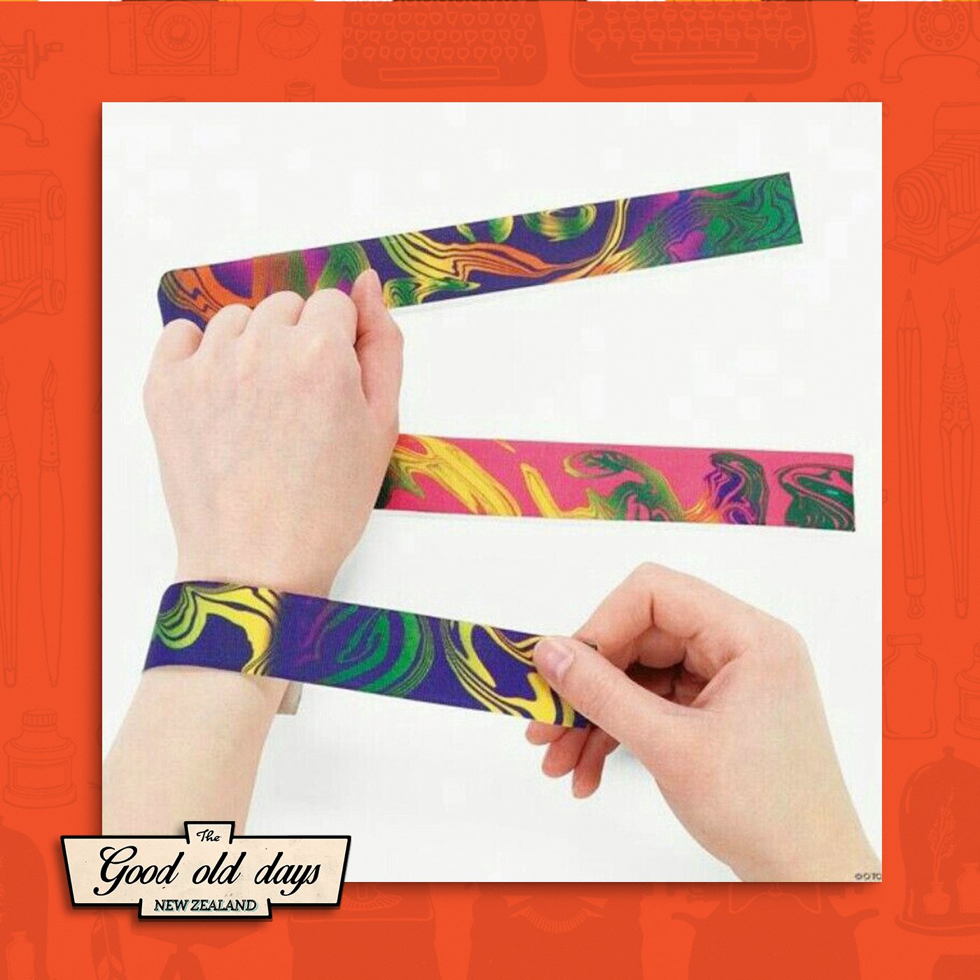 Who remembers slap bracelets? #90s #1990s #memories