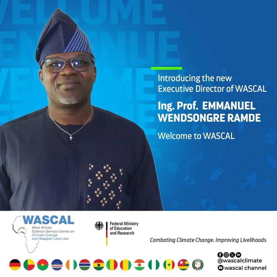 WASCAL - WASCAL appoints Prof. Emmanuel Ramde as new... | Facebook