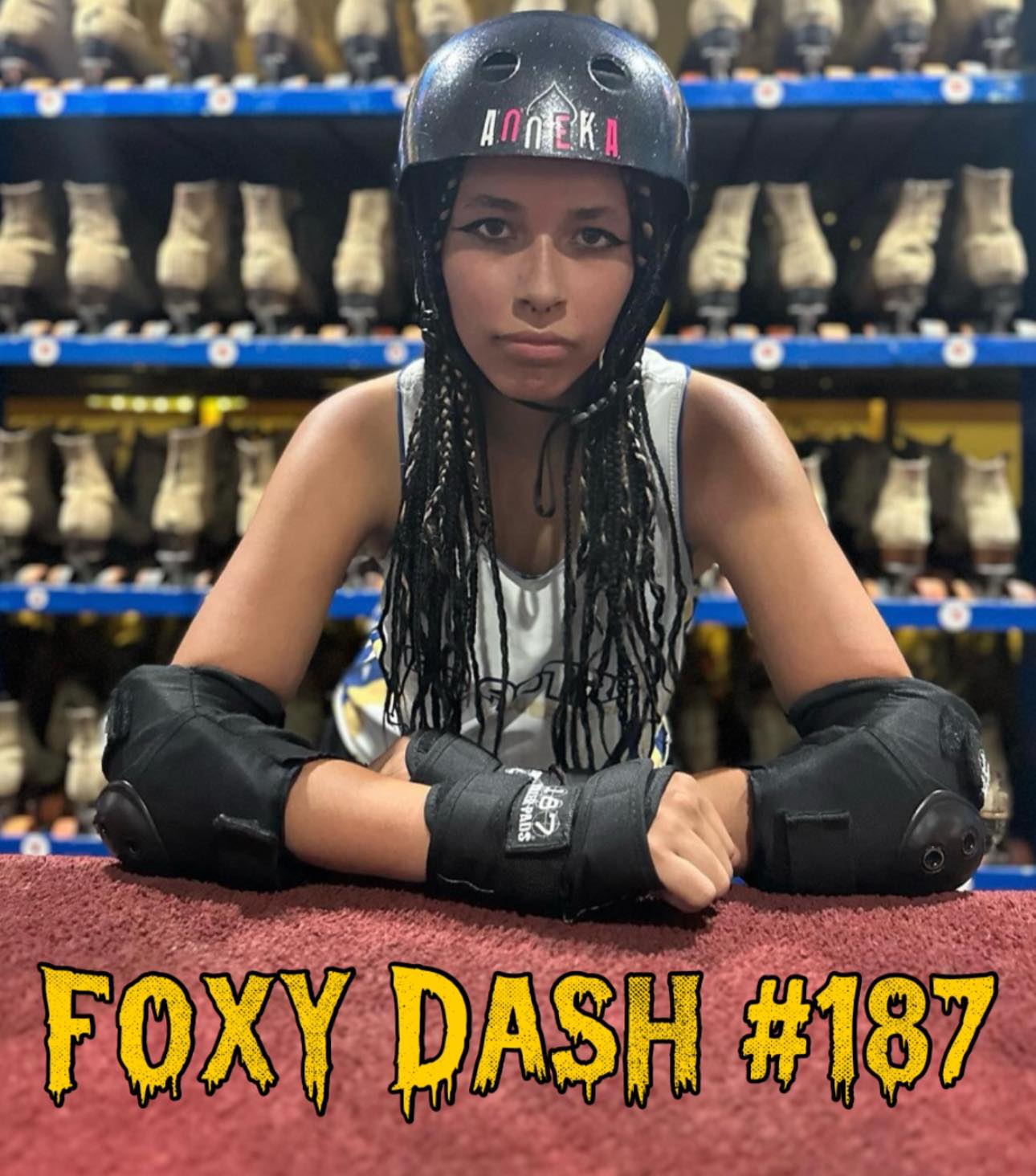 Welcome Foxy Dash #187 to... - AD ASTRA Junior Roller Derby