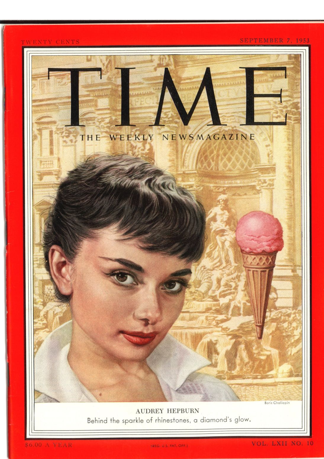 69 years ago today, July 18, 1955, LIFE Magazine - Audrey Hepburn
