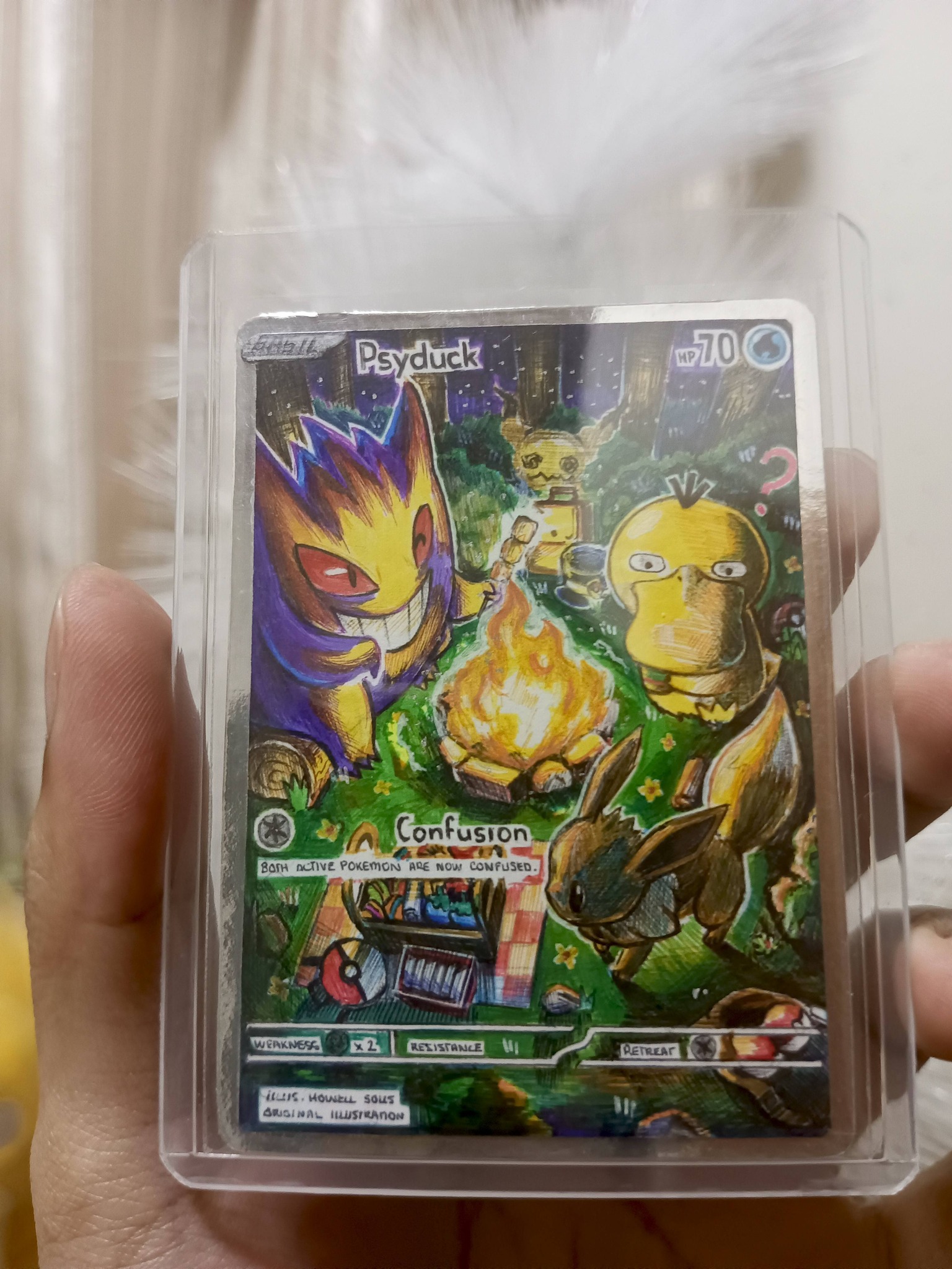 pokemon custom card Jolteon, Flareon and Vaporeon stained-glass / holographic Pokém – MarinkiArt Custom Pokemon Inspired Jumbo Trading