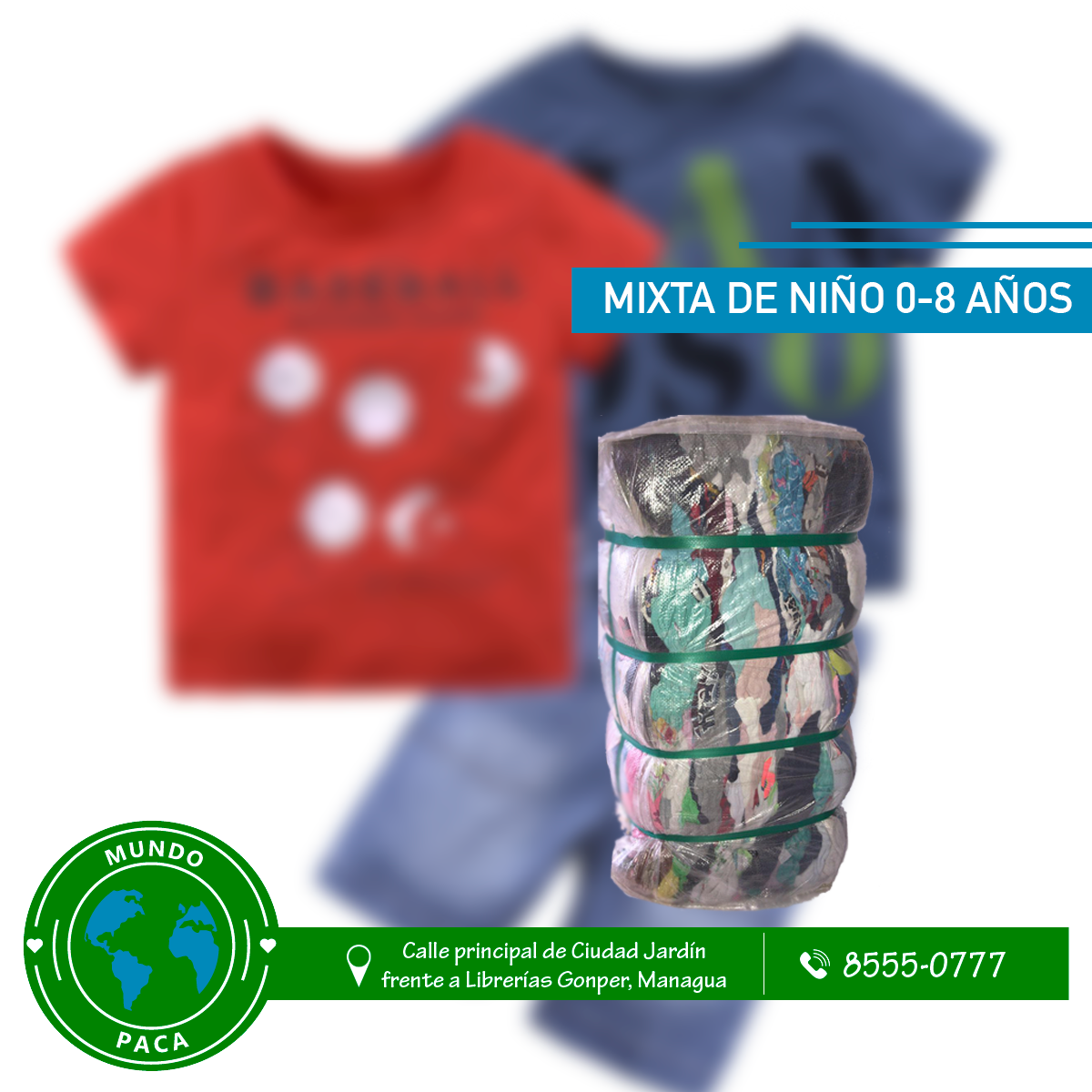 Mundo paca - Volvimos con ropa mixta de niño de 0-8 años....