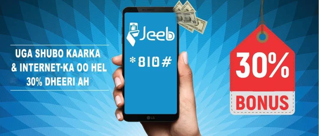 Somnet - Habka isticmaalka adeegga Jeeb: 1)isdiiwaangalinta : Garaac ...