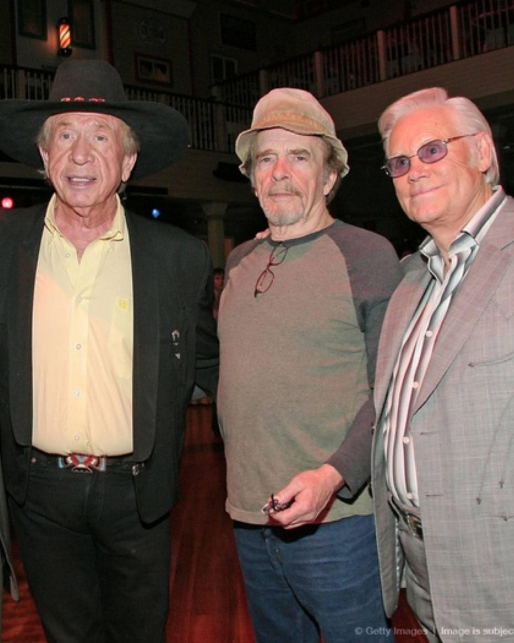Country Music Legends Buck Owens, Merle Haggard, and George Jones